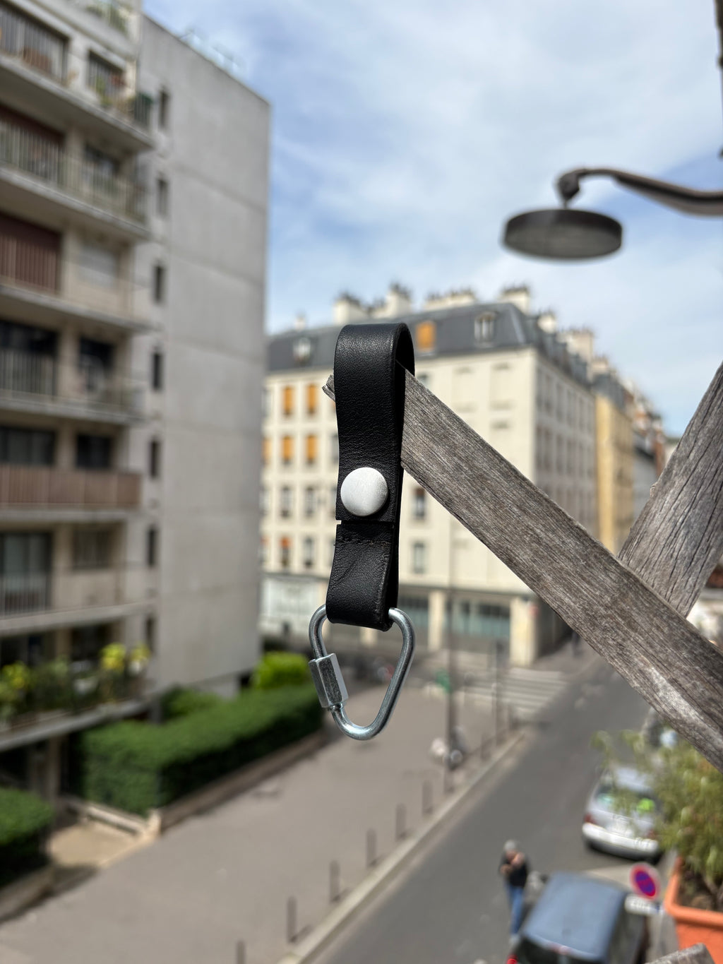 Carabiner keychain - Noir