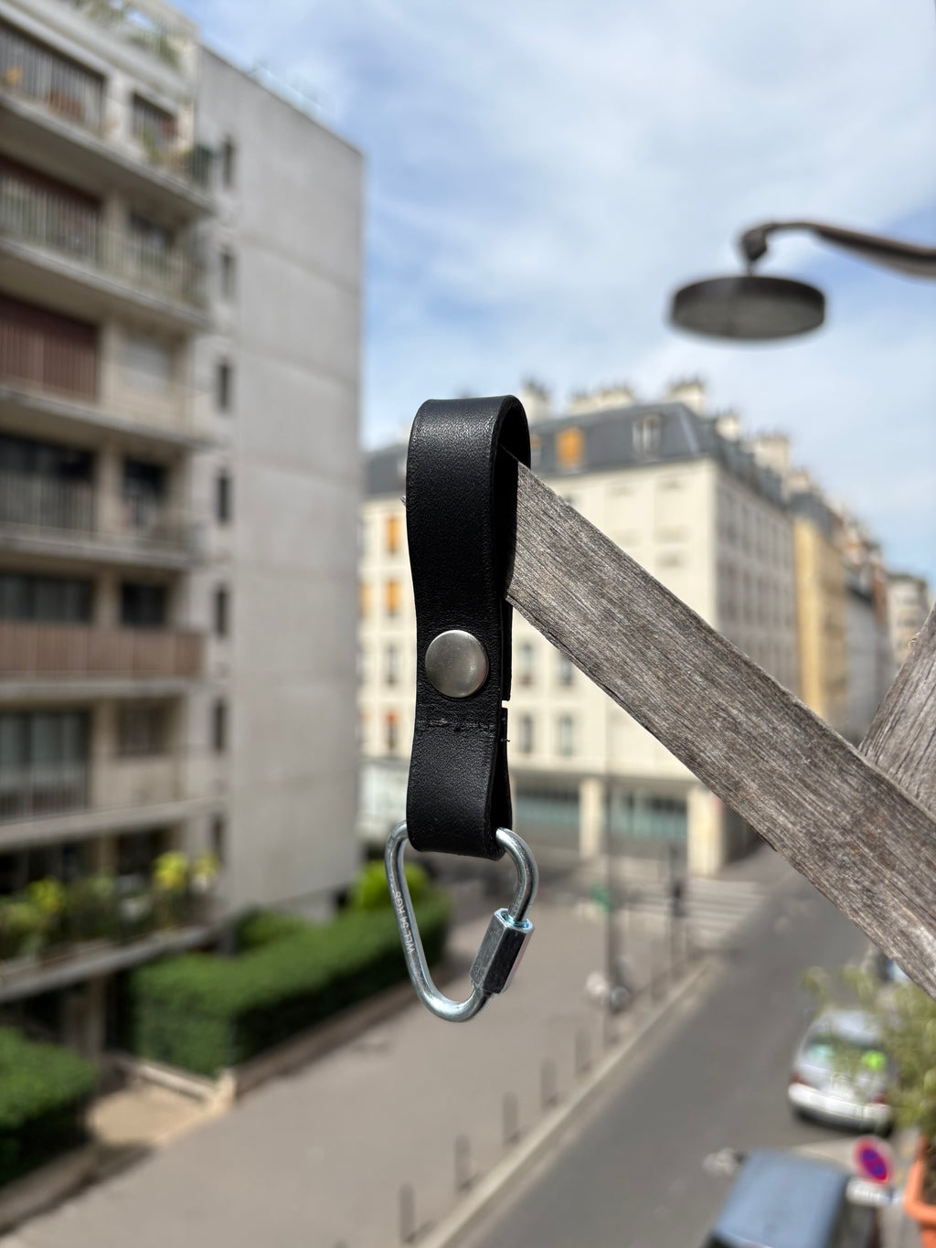 Carabiner keychain - Noir